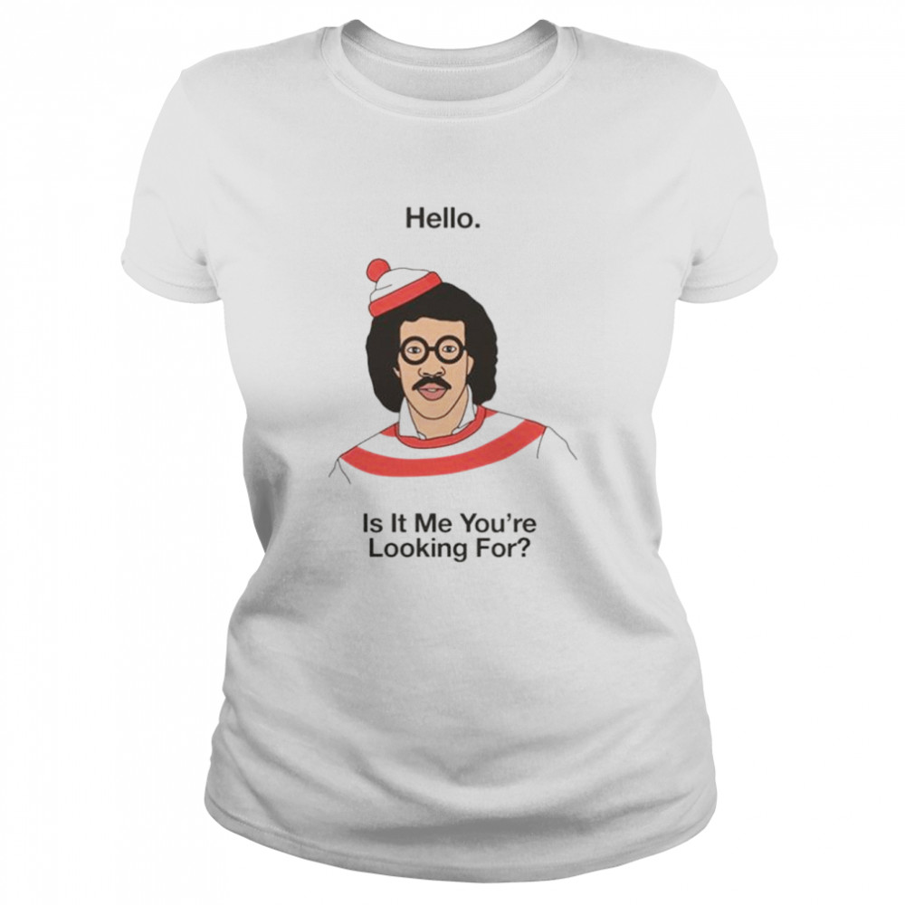 Hello Lionel Richie Waldo T-shirt Classic Women's T-shirt