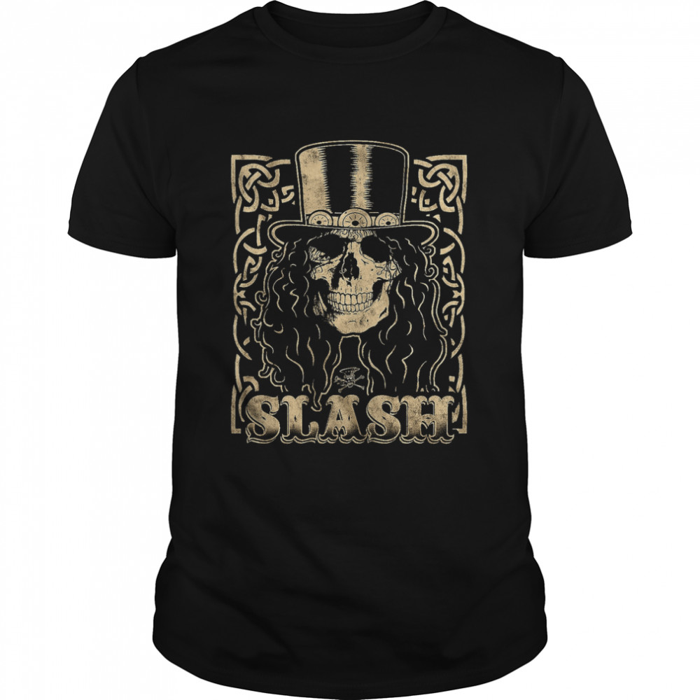 Cream Skull In Top Hat Slash T- Classic Men's T-shirt
