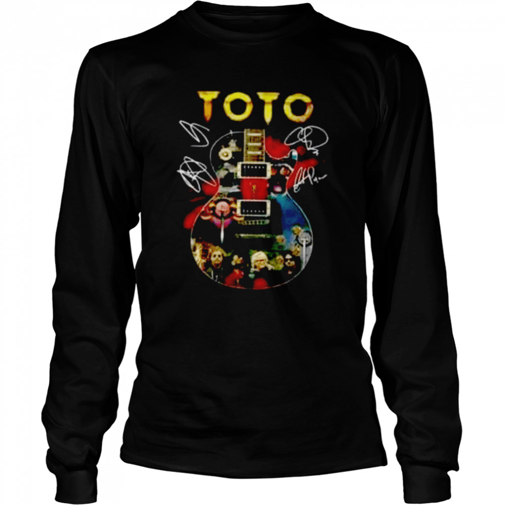 45 Years Of TOTO 1977-2022 Signatures T  Long Sleeved T-shirt