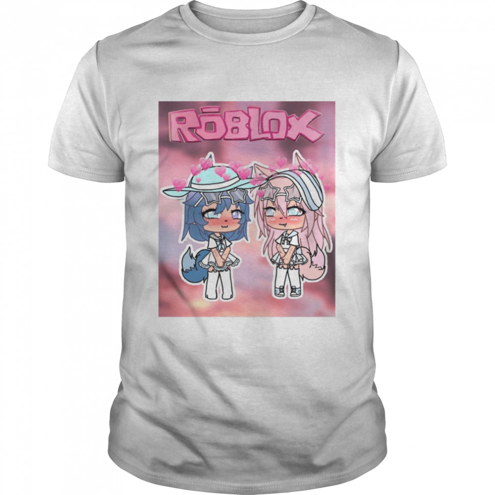 Aesthetic Roblox Girl Pink shirt