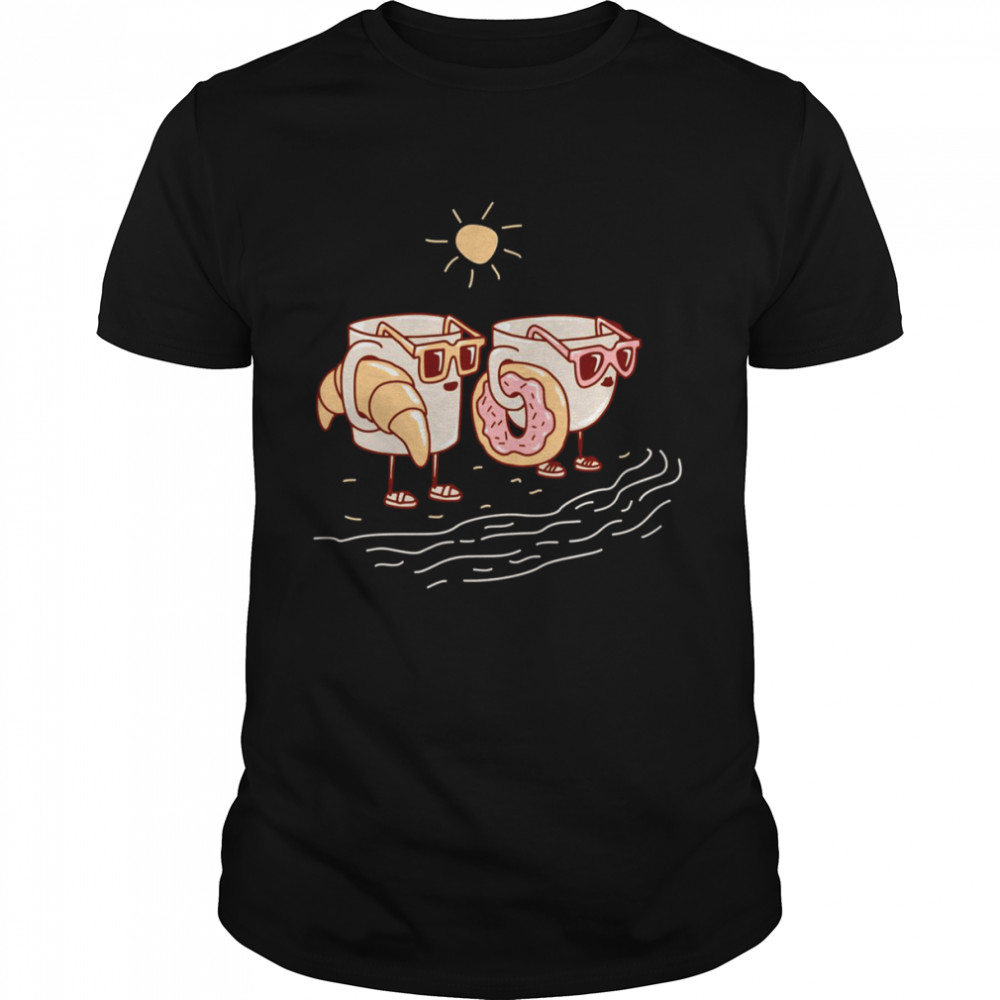 Cups On The Beach Summer Day shirt