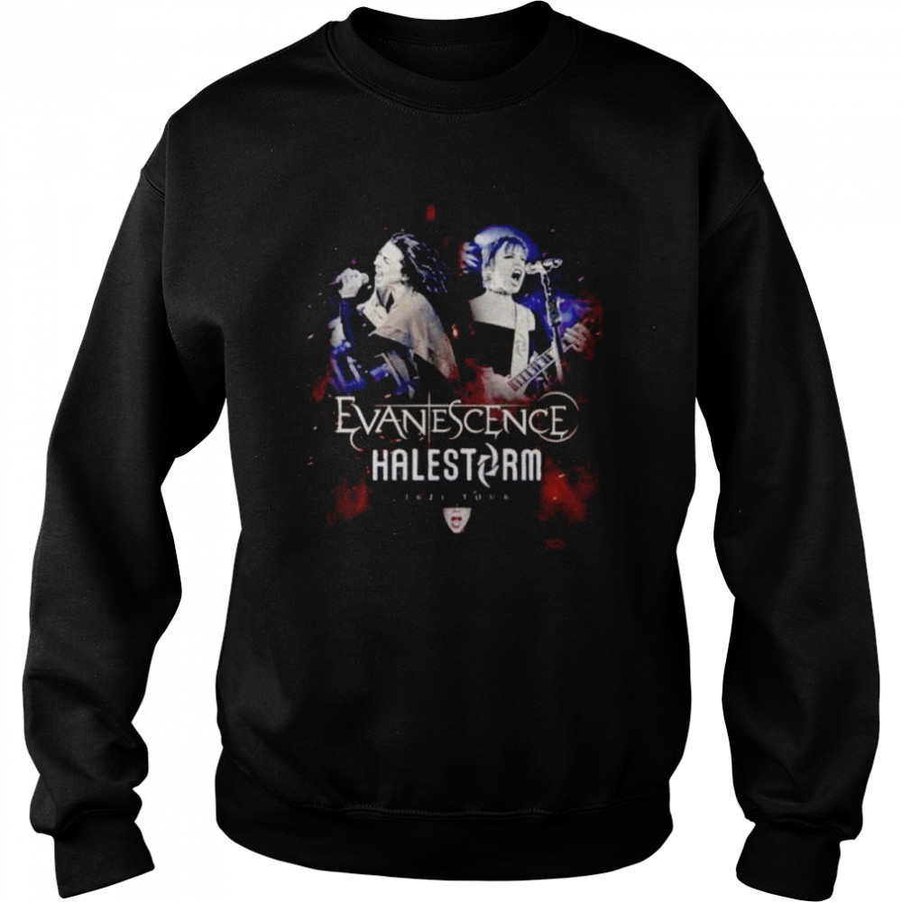 Evanescence Halestorm Tour 2021 T  Unisex Sweatshirt