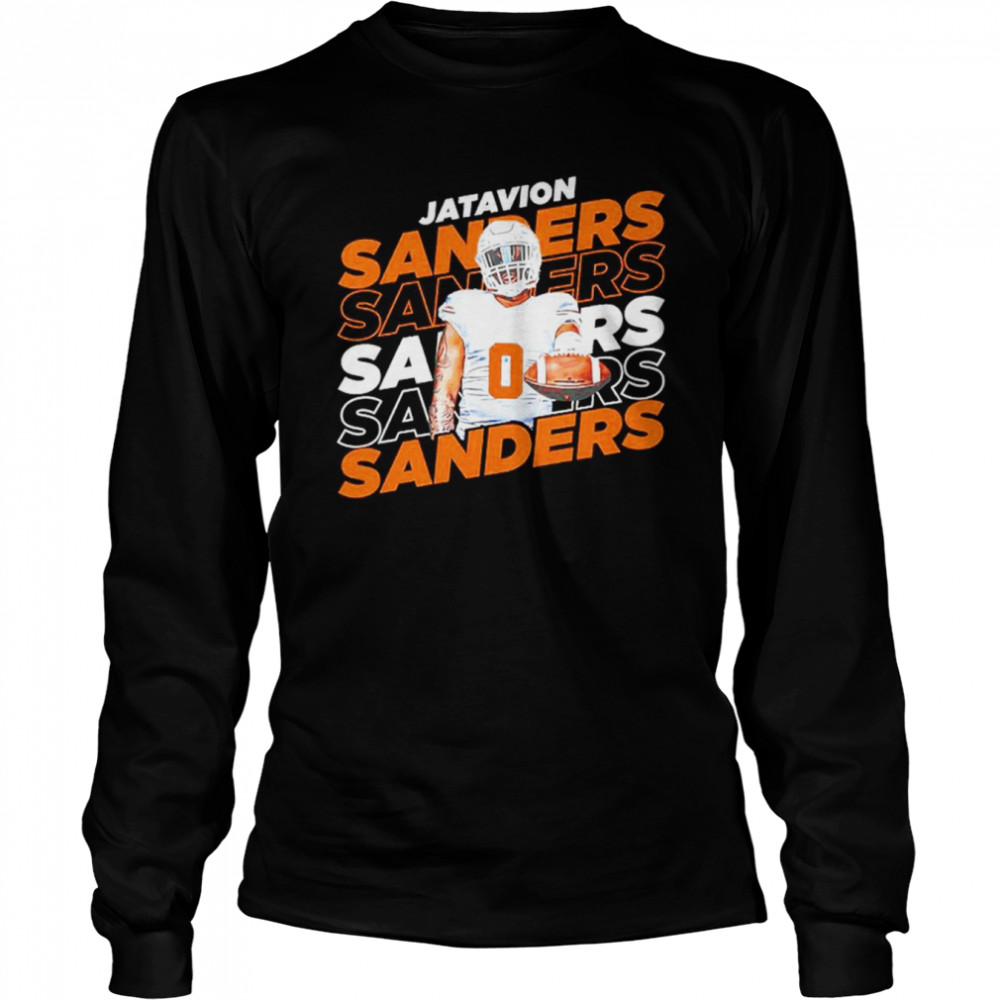 Jatavion Sanders Repeat shirt Long Sleeved T-shirt