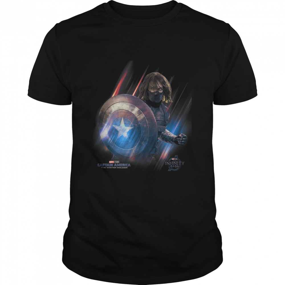 Marvel Year Of The Shield Winter Soldier Swipe T-Shirt