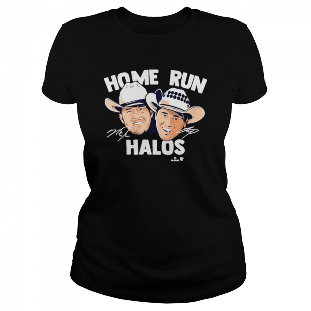 Mike trout and shoheI ohtanI home run halos shirt Classic Women's T-shirt