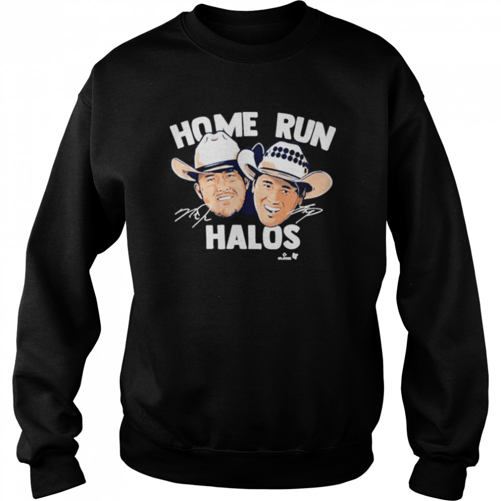 Mike trout and shoheI ohtanI home run halos shirt Unisex Sweatshirt