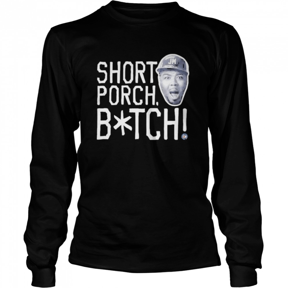 Pinstripe strong short porch bitch jomboymedia store short porch bitch joez shirt Long Sleeved T-shirt