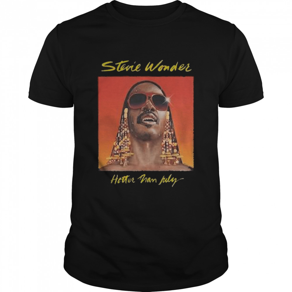 Stevie Wonder Ter Than July Album T Shirt