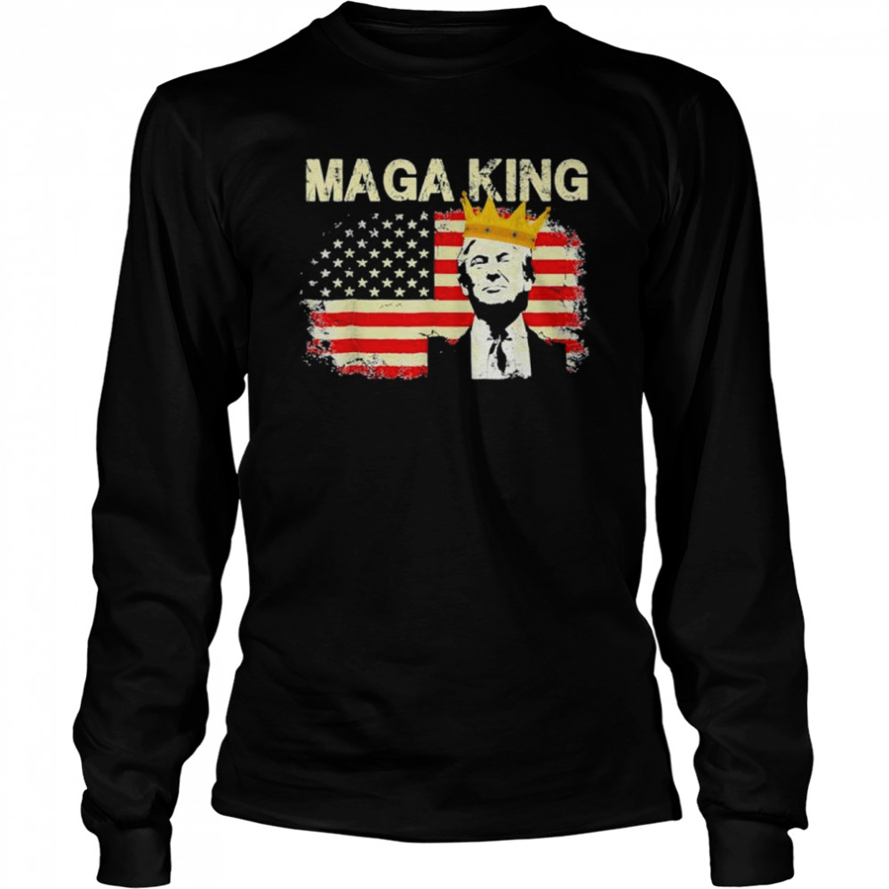 The great maga king Donald Trump maga king shirt Long Sleeved T-shirt