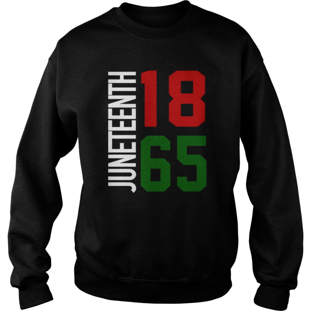 uneteenth Jersey 1865 T- Unisex Sweatshirt