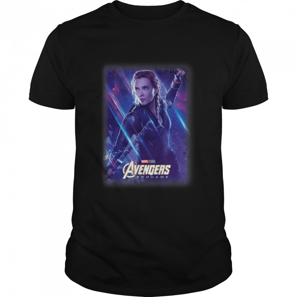 Marvel Avengers Endgame Black Widow Galactic T-Shirt