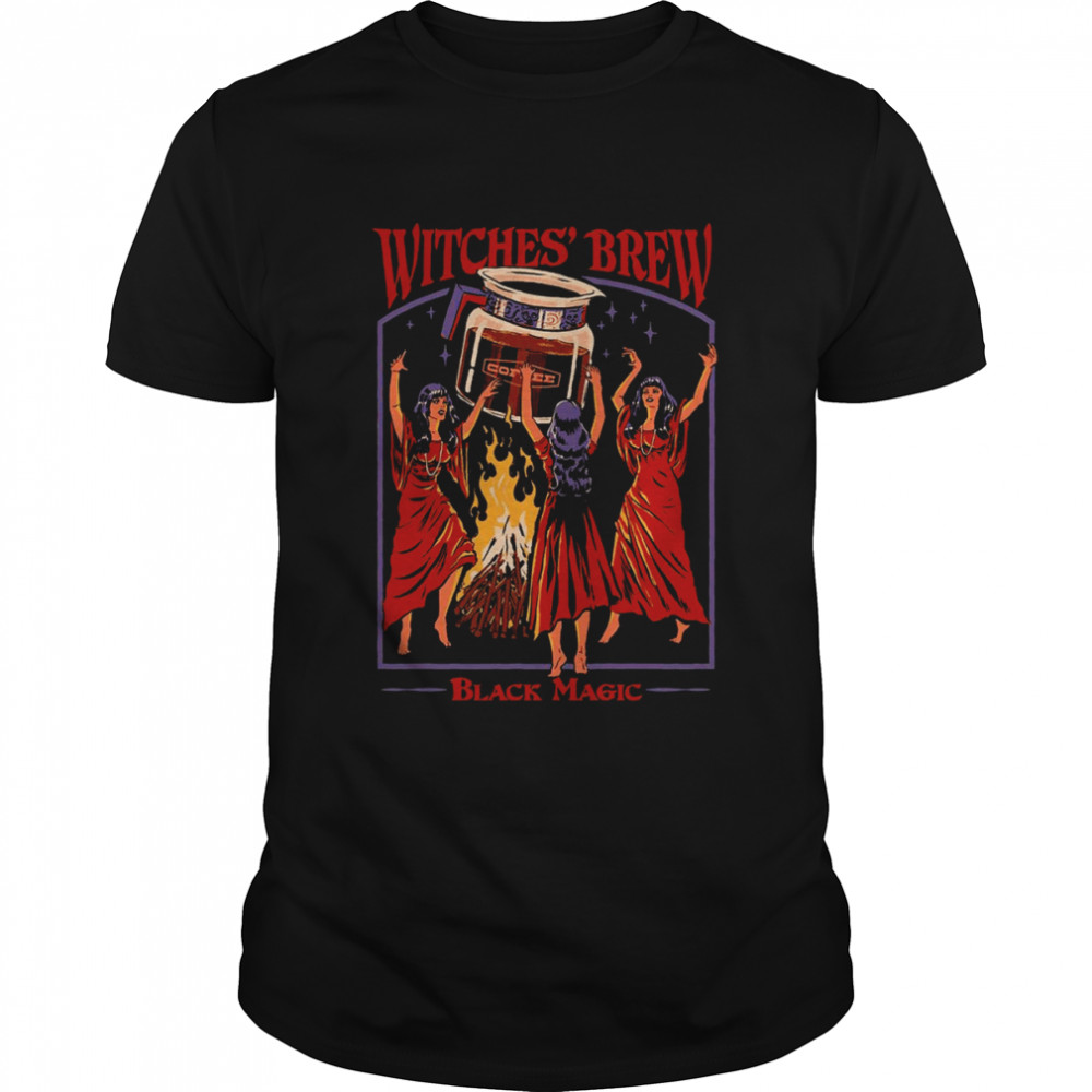 Witches’ Brew Black Magic Funny Vintage Art shirt Classic Men's T-shirt