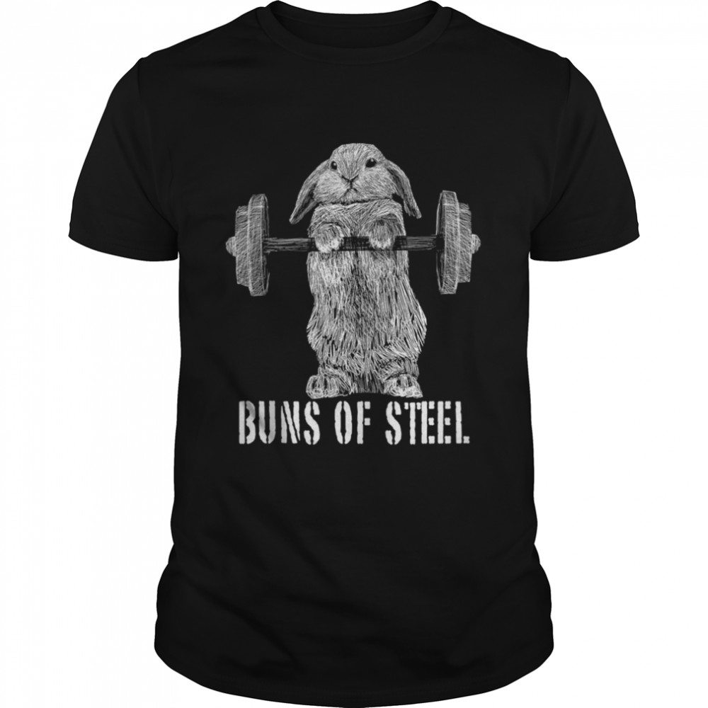 Workout Buns Of Steel Bunny Rabbit Gym Squat Tank ShirtTopShirt Shirt