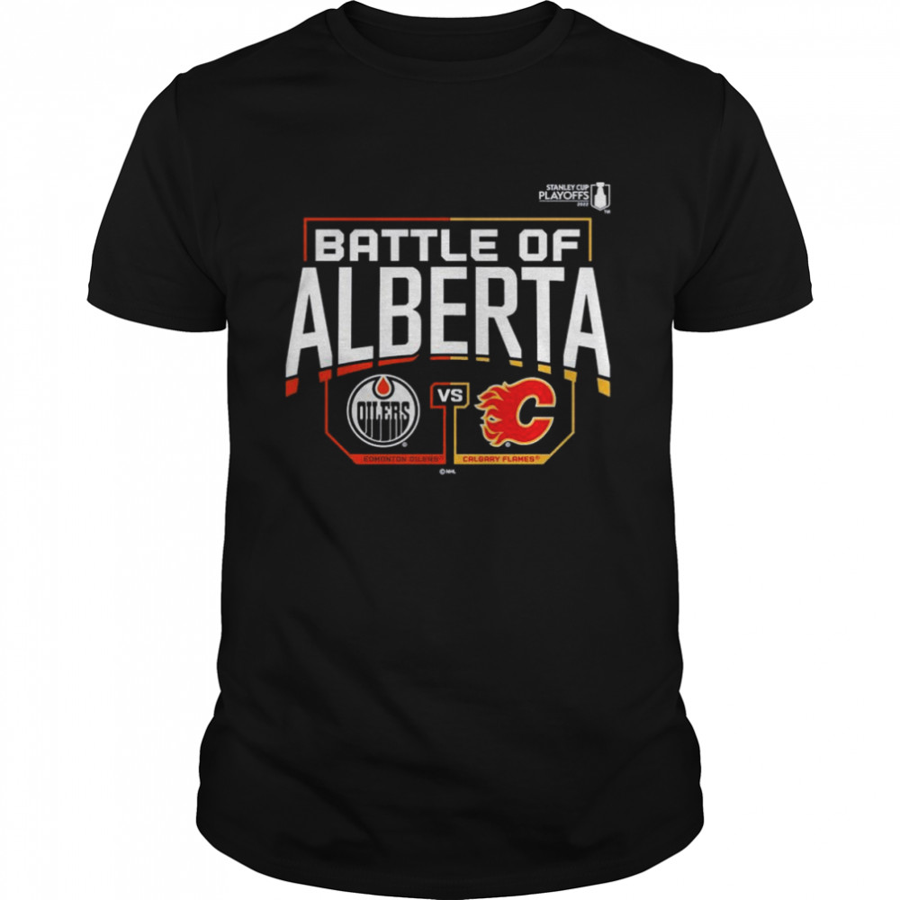 Calgary Flames vs Edmonton Oilers 2022 Stanley Cup Playoffs Battle of Alberta TShirt