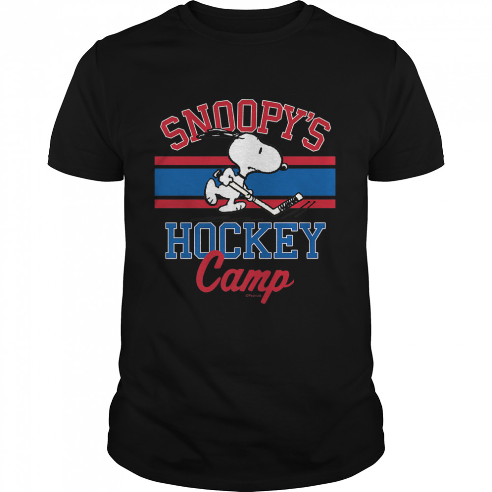 Peanuts - Snoopy's Hockey Camp Premium T- Classic Men's T-shirt