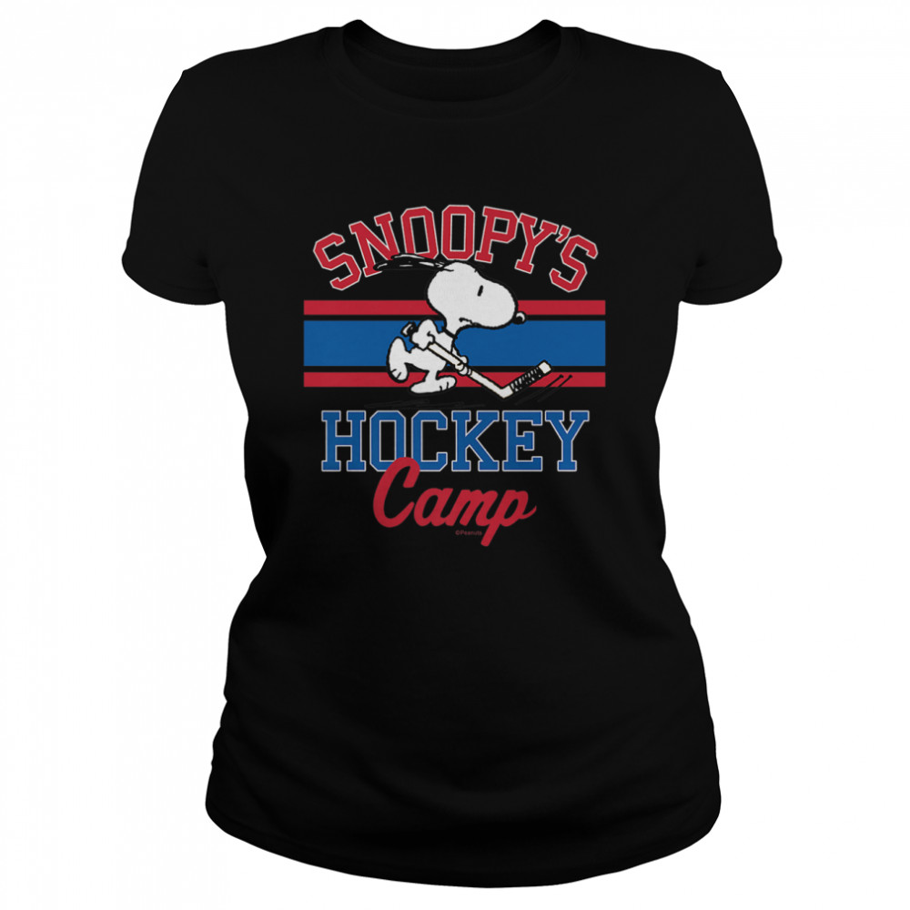 Peanuts - Snoopy's Hockey Camp Premium T- Classic Women's T-shirt