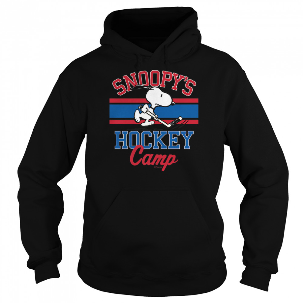 Peanuts - Snoopy's Hockey Camp Premium T- Unisex Hoodie