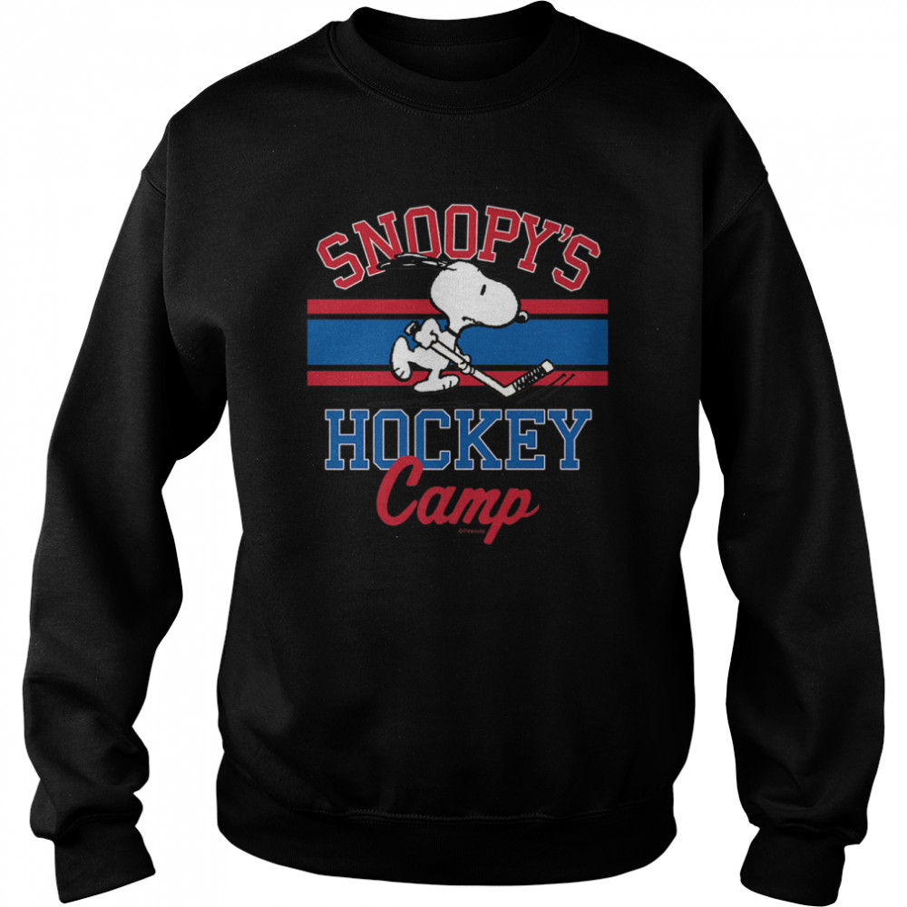 Peanuts - Snoopy's Hockey Camp Premium T- Unisex Sweatshirt