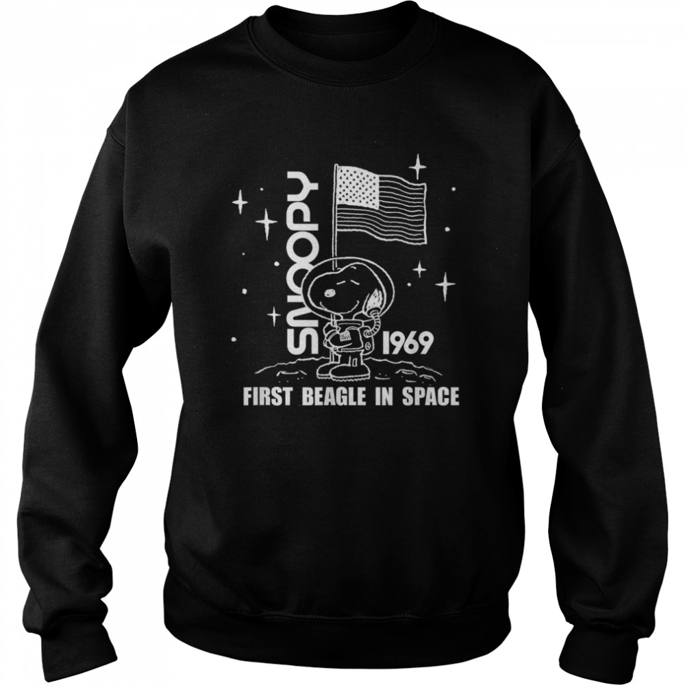 Peanuts First Beagle in Space T- Unisex Sweatshirt