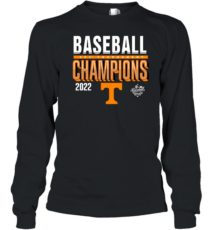 Tennessee Volunteers 2022 SEC Baseball Conference Champions Long Sleeved T-shirt