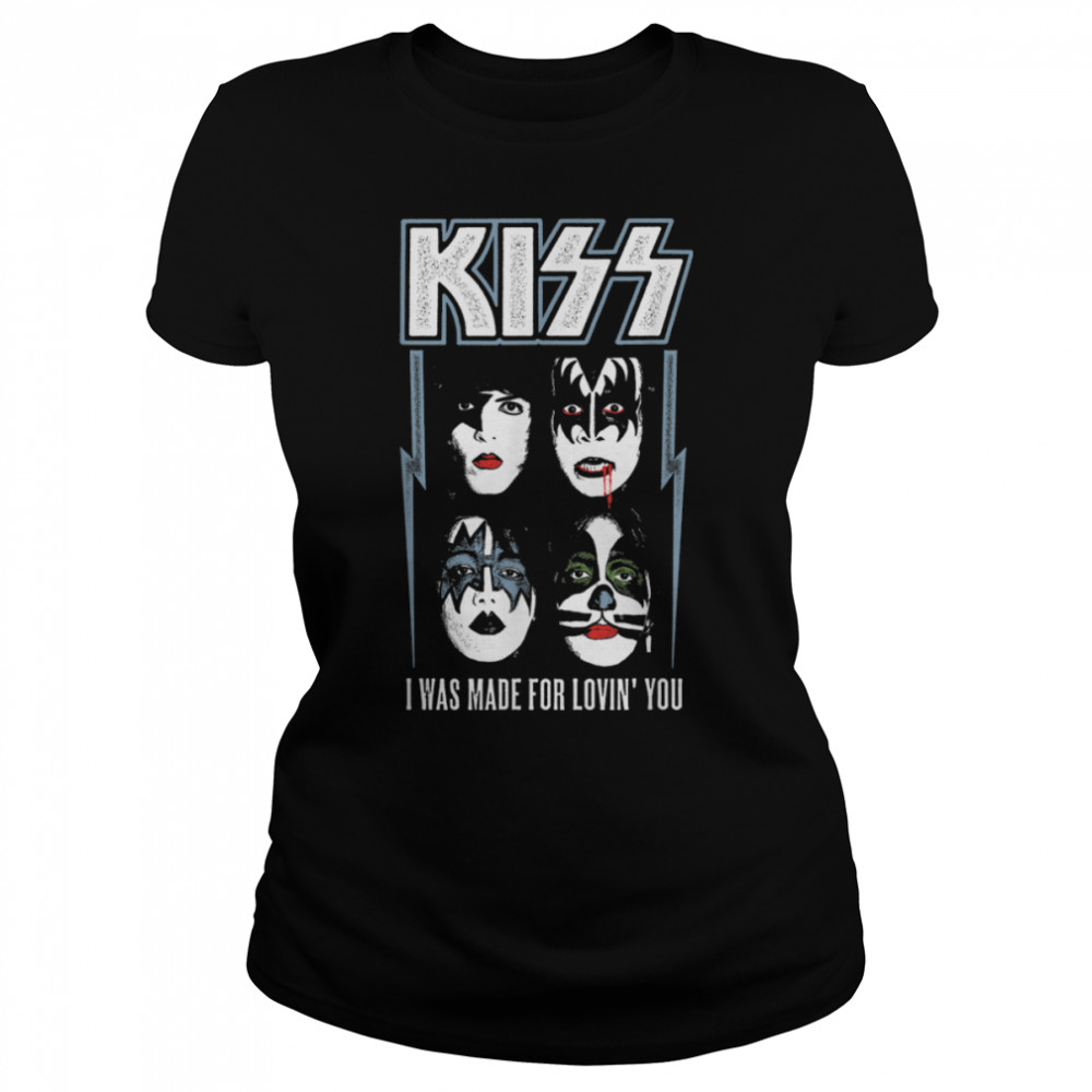 KISS - I Was Made For Loving You T- B07KRZHX47 Classic Women's T-shirt