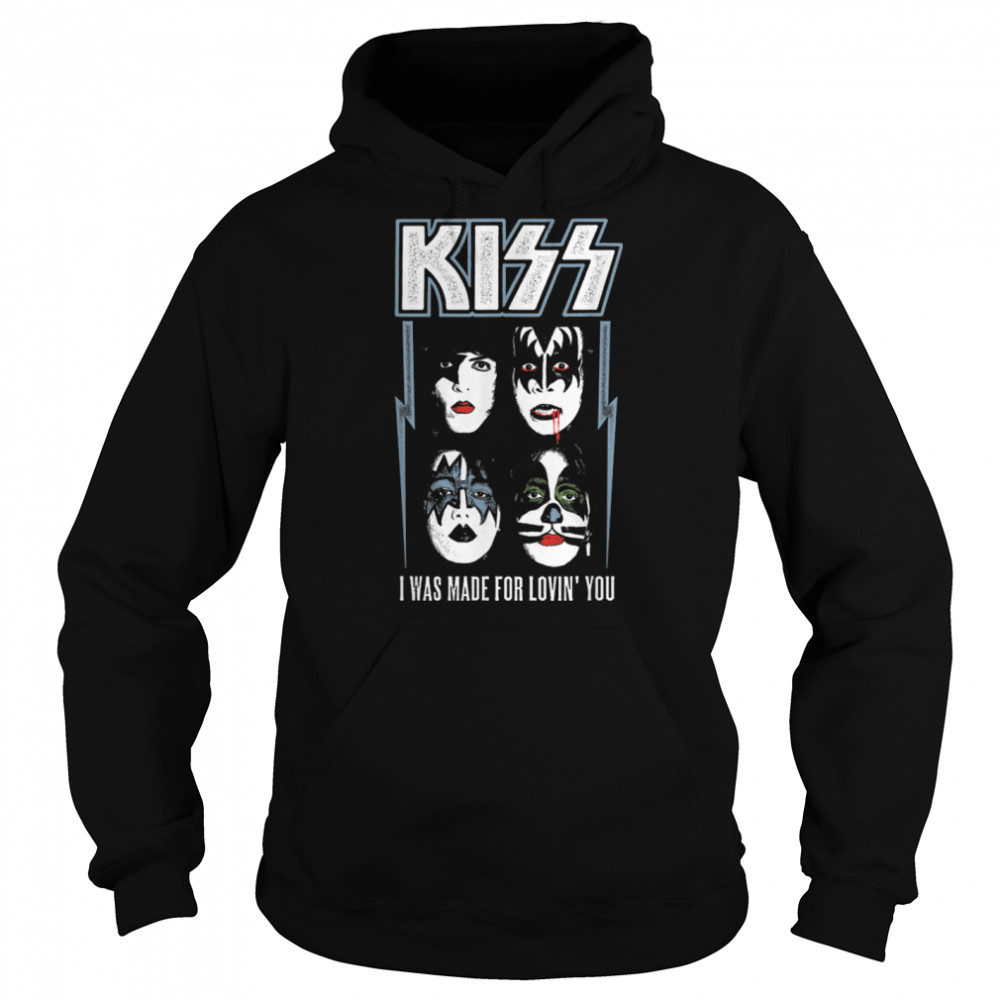 KISS - I Was Made For Loving You T- B07KRZHX47 Unisex Hoodie