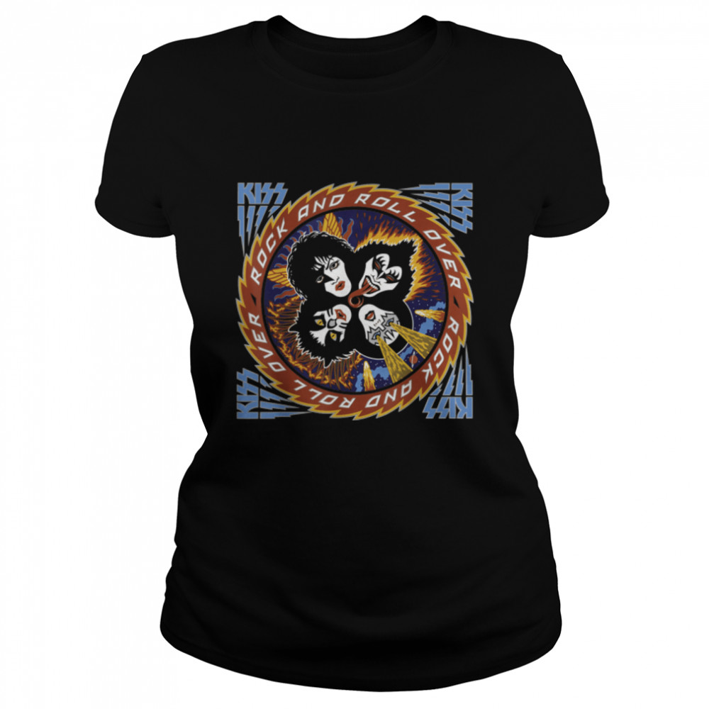 KISS - Rock and Roll Over 40 T- B07KWRYDKW Classic Women's T-shirt