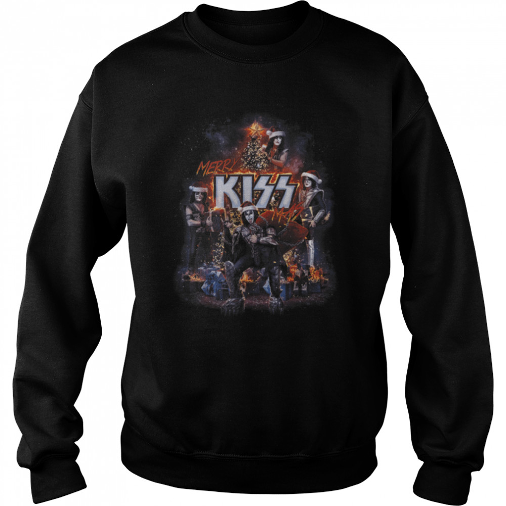 KISS - Very Merry KISSmas T- B09KP3969Z Unisex Sweatshirt