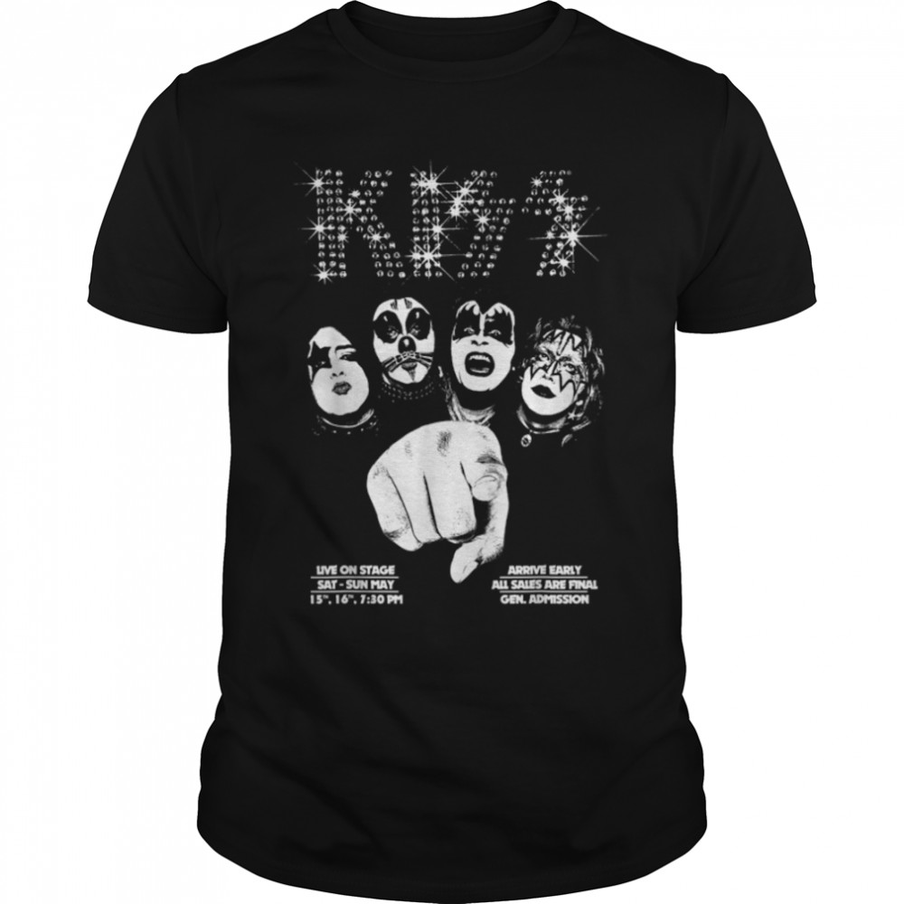 KISS - We Want You T-Shirt B07PH3S2CB