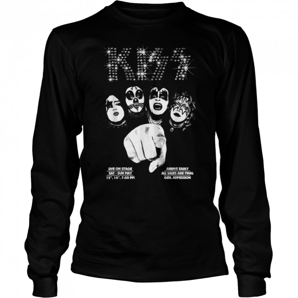 KISS - We Want You T- B07PH3S2CB Long Sleeved T-shirt