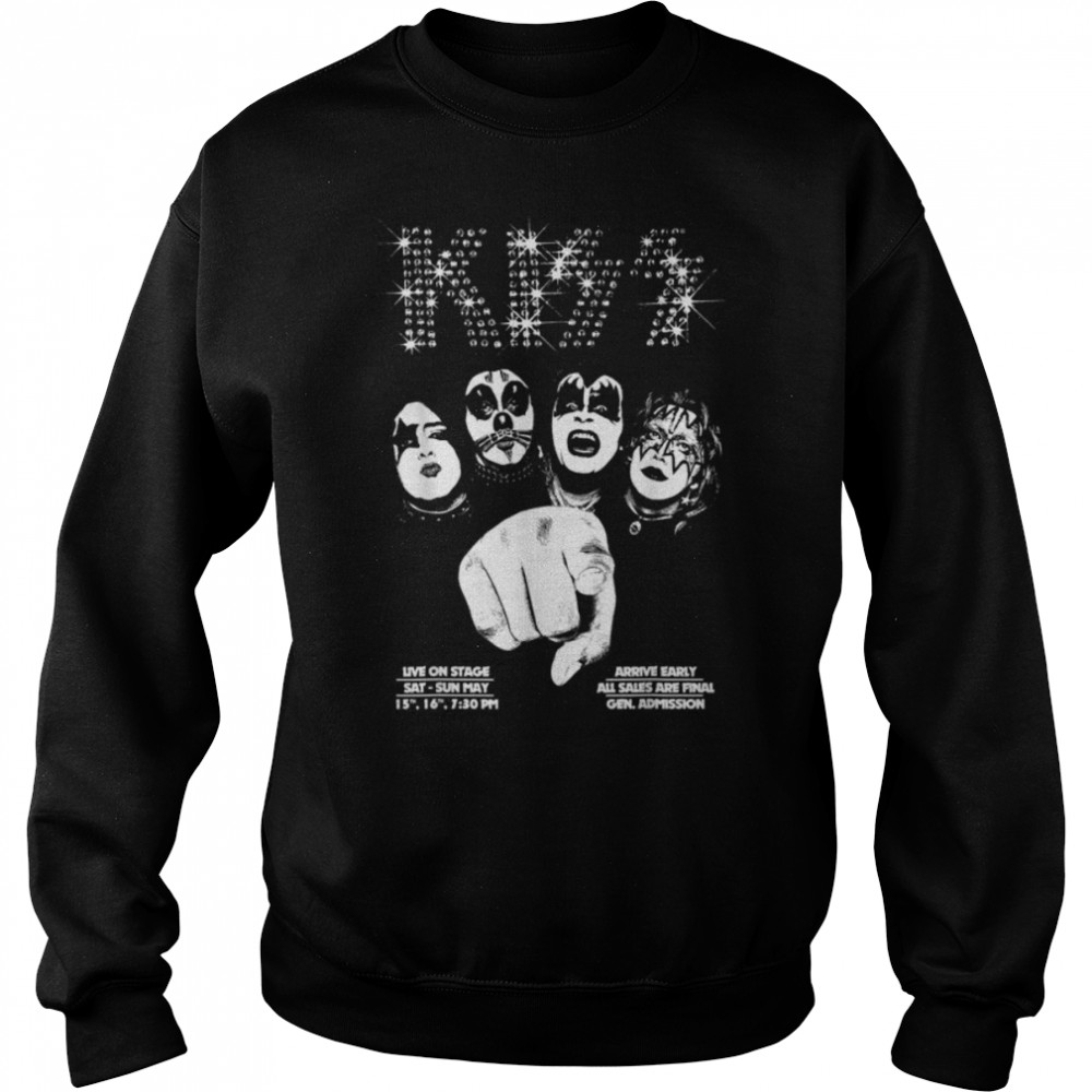 KISS - We Want You T- B07PH3S2CB Unisex Sweatshirt