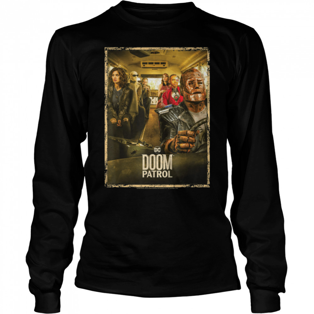 Doom Patrol Bus Of Misfits Poster T- B0B1QT59VR Long Sleeved T-shirt