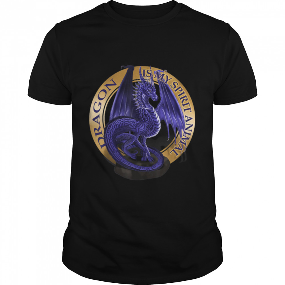 Dragon Is My Spirit Animal Fantasy Lover T- B07S56P6JG Classic Men's T-shirt