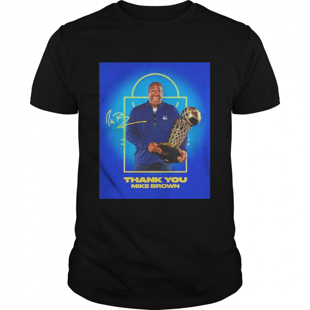 Nba golden state warriors thank you for the memories coach mike brown shirt