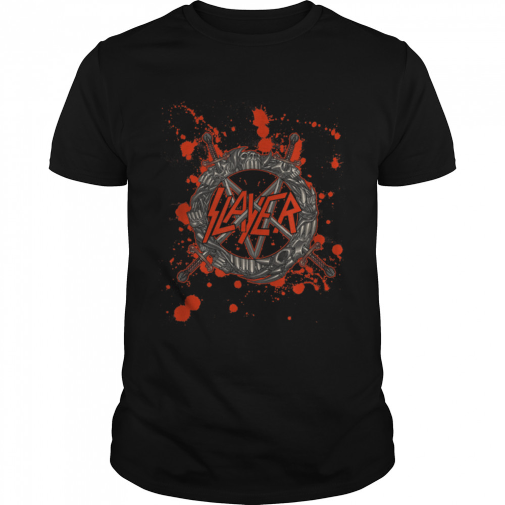 Slayer – Toothy Pentagram Logo T-Shirt B09LFNF71N