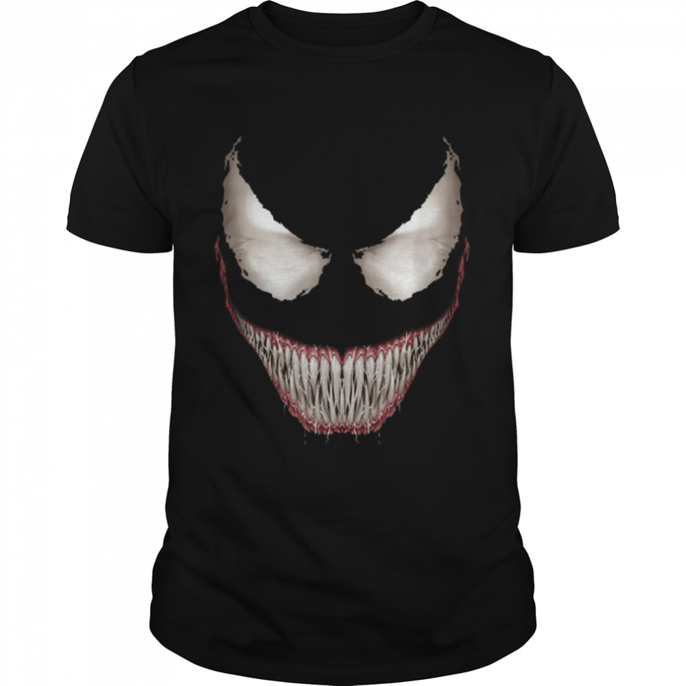 Marvel Venom Big Face Grin Halloween Costume T-Shirt B07KVCQ29K