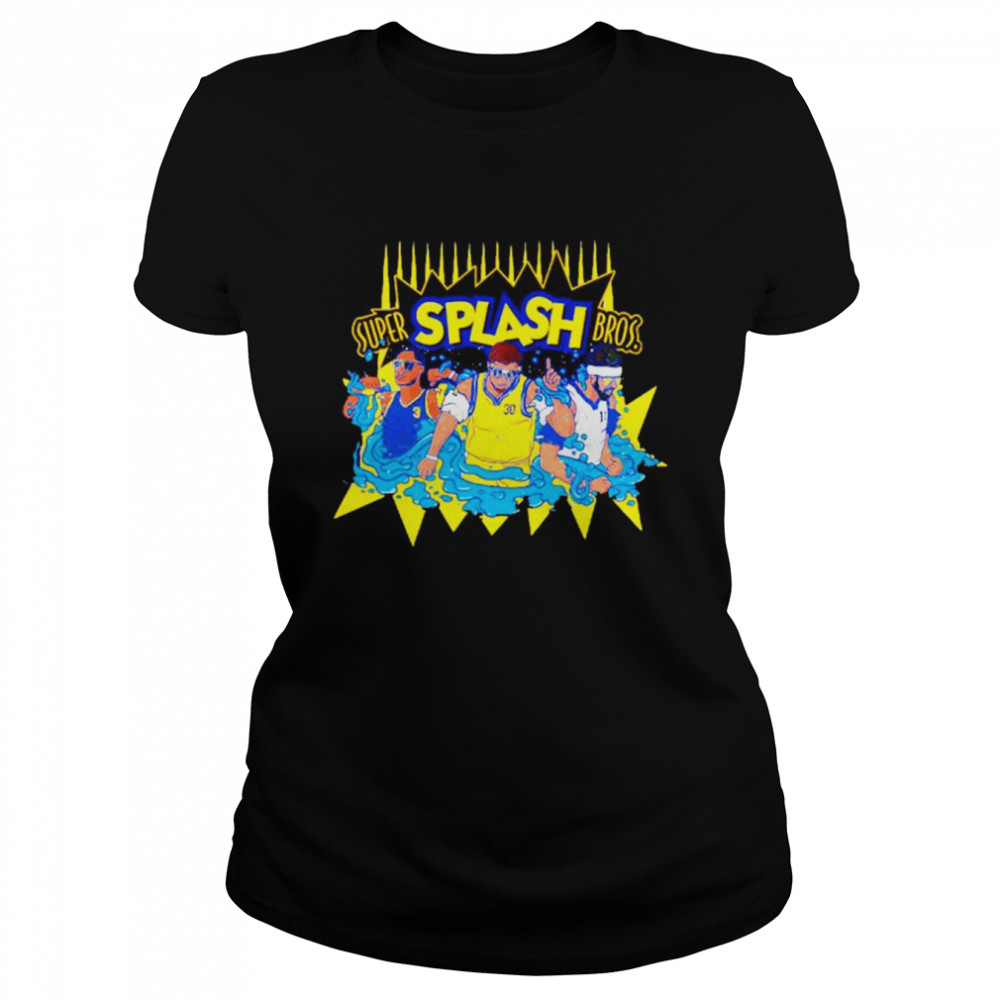 Super Splash Bros Jordan Poole Klay Thompson and Stephen Curry, Golden State Warriors shirt Classic Women's T-shirt