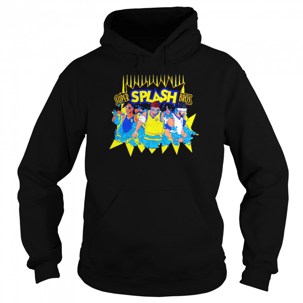 Super Splash Bros Jordan Poole Klay Thompson and Stephen Curry, Golden State Warriors shirt Unisex Hoodie
