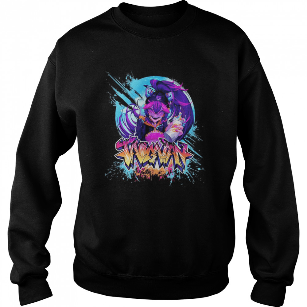 Taiga-tan feat ArkEvil shirt Unisex Sweatshirt