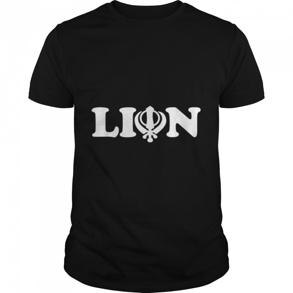 Sikh Art Lion T- B0B4VLFP3S Classic Men's T-shirt