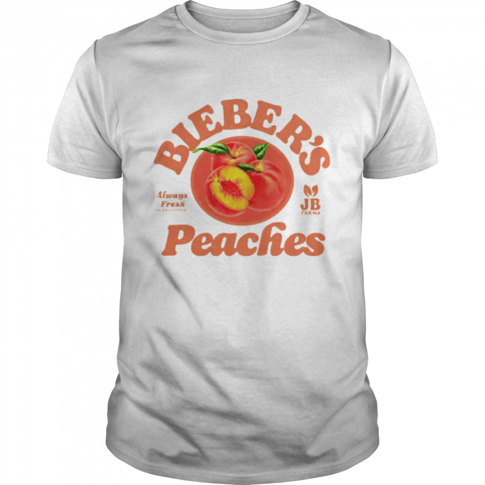 Bieber’s peaches shirt Classic Men's T-shirt